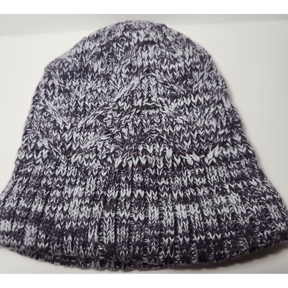 Under Armour GREY/white CHUNKY KNIT Women’s UA Around Town Fleece Beanie OSFM - Picture 2 of 7